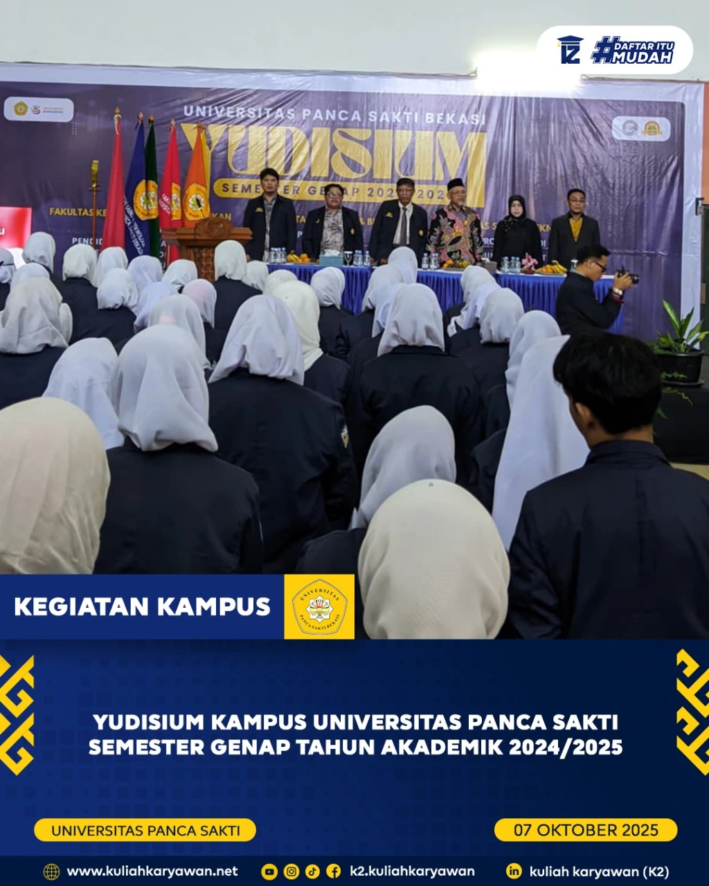 Yudisium Semester Genap 2024/2025 Universitas Panca Sakti Bekasi